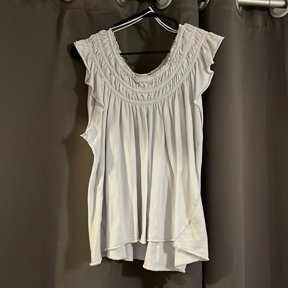 Free People light blue top